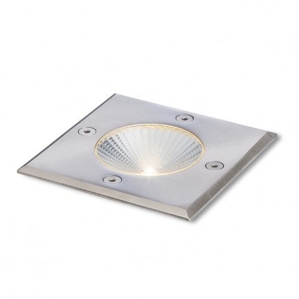 RENDL buiten lamp RIZZ SQ 105 Roestvrij staal 230V LED 3W 96° IP65 3000K R10436 1
