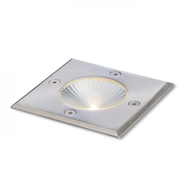 RENDL outdoor lamp RIZZ SQ 105 stainless steel 230V LED 3W 96° IP65 3000K R10436 1