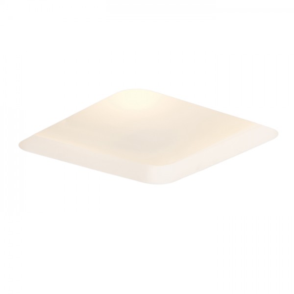 RENDL mennyezeti lámpa MIA SQ süllyesztett lámpa gipsz/szatén üveg 230V LED E27 2x11W R10443 1