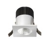 RENDL indbygget lampe ICCO SQ indbygget sølvgrå 230V/350mA LED 7W 3000K R10456 3