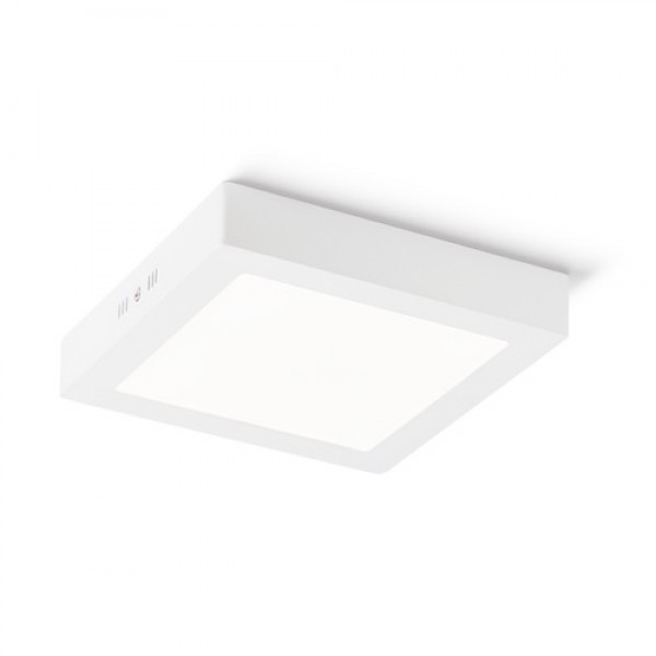 RENDL Outlet SLENDER SQ 22 Aufbauleuchte weiß 230V LED 18W 3000K R10490 1