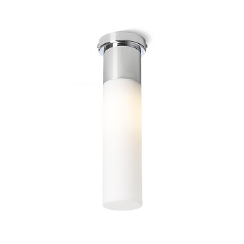 RENDL surface mounted lamp EIGHT ceiling opal-colored glass/chrome 230V E27 28W IP44 R10492 3