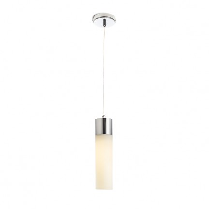 RENDL lámpara colgante EIGHT colgante vidrio de ópalo/cromo 230V E27 28W R10493 1
