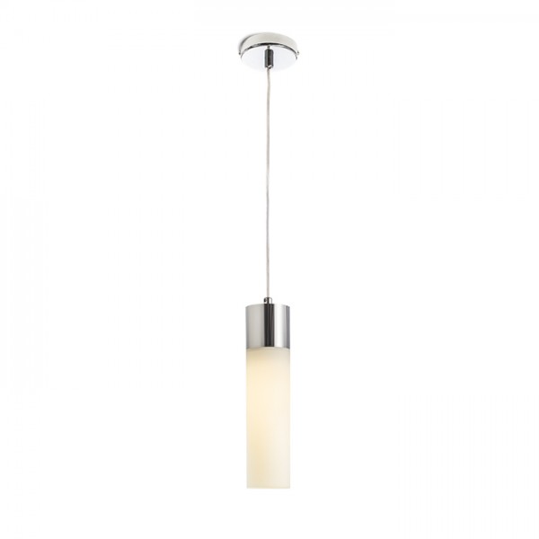 RENDL hanglamp EIGHT hanglamp Opaalglas/Chroom 230V E27 28W R10493 1