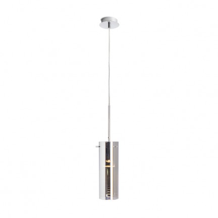 RENDL függő lámpatest SANSSOUCI I függő lámpa krómozott üveg 230V E27 42W R10509 1