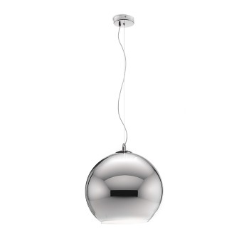 RENDL pendent BEAU MONDE 30 pendant chrome-tinted glass 230V E27 25W R10518 3