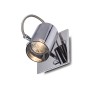 RENDL spot BUGSY I murale verre teinté chromé 230V GU10 50W R10521 1