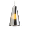 RENDL Outlet GABIN függő lámpa krómozott üveg 230V E27 28W R10524 2