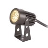 RENDL buiten lamp GUN op grondspies zwart 230V LED 3x1W 30° IP65 3000K R10530 2