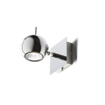 RENDL spot GLOSSY I chrome 230V LED GU10 8W R10542 1