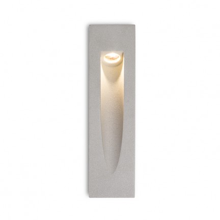 RENDL Vanjska svjetiljka GAP ugradna srebrno siva 230V LED 3W IP54 3000K R10545 1