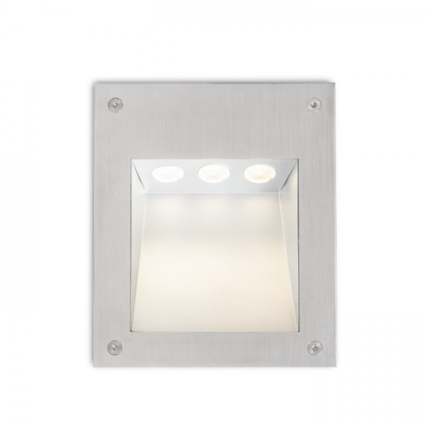 RENDL luminaire d'éxterieur AKORD murale encastrable acier inoxydable 230V LED 3W IP65 3000K R10546 1