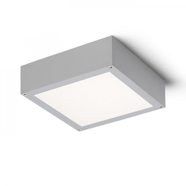RENDL outdoor lamp SCOTT ceiling silver grey 230V LED 9.8W IP54 3000K R10552 1