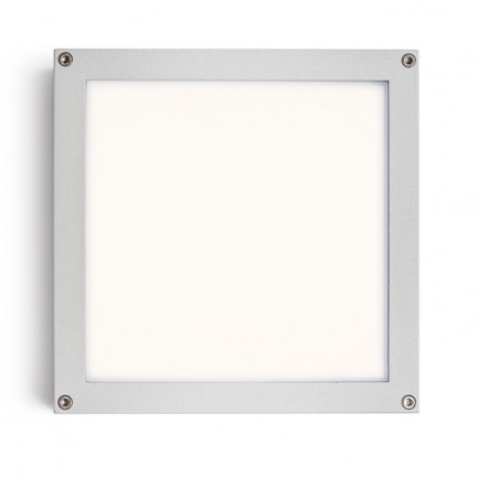 RENDL outdoor lamp SCOTT ceiling silver grey 230V LED 9.8W IP54 3000K R10552 2