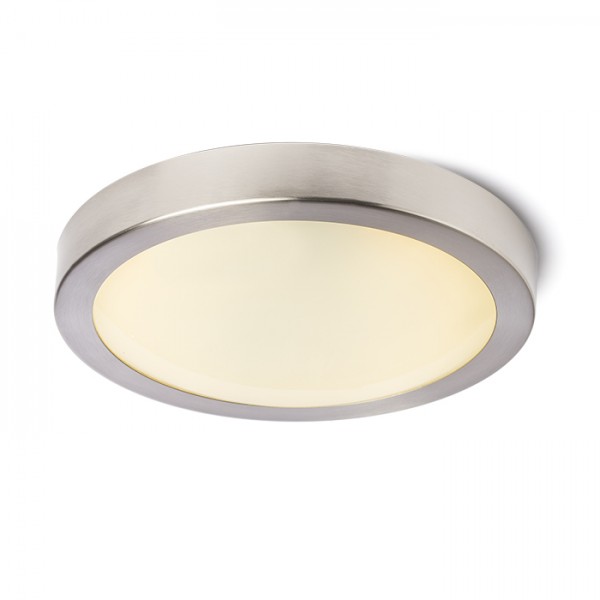 RENDL overflademonteret lampe BARRY loft mat nikkel 230V 2GX13 22W IP44 R10576 1