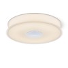 RENDL lámpara de techo ASTERI de techo vidrio satinado/cromo 230V 2GX13 40W R10577 2