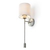 RENDL wandlamp VERSA wandlamp met lampenkap wit mat nikkel 230V LED E27 LED 15+3W 40° 3000K R10580 4