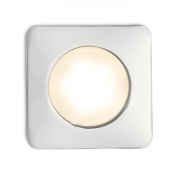 RENDL vestavné světlo INEZ SQ chrom 12V= LED 3W IP44 3000K R10587 2