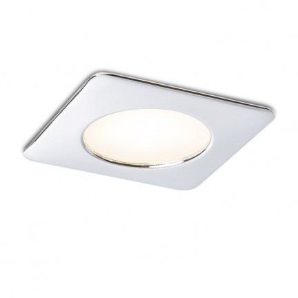 RENDL вградена лампа INEZ SQ chrom 12V= LED 3W IP44 3000K R10587 1