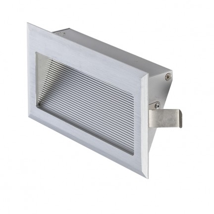 RENDL recessed light INTRO L brushed aluminum 350mA LED 3W 3000K R10598 2