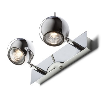 RENDL spotlight GLOSSY II kromi 230V LED GU10 2x8W R10599 2