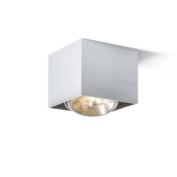 RENDL přisazené svítidlo DEAN I česaný hliník 230V/12V G53 50W R10610 7