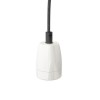 RENDL lampeskærme, tilbehør, baser, pendel sæt FABIO pendelset sort/hvid porcelæn 230V LED E27 15W R10617 4