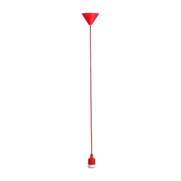 RENDL lámpabúra LISA függesztő készlet piros 230V LED E27 15W R10622 1