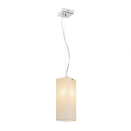 RENDL hanglamp LUCIA 30x10 hanglamp Gesatineerd glas/Chroom 230V E27 42W R10627 1