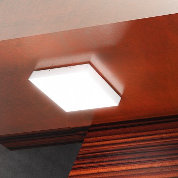 RENDL surface mounted lamp STRUCTURAL 40×40 surface mounted satinated glass 230V 2G11 2x24W R10631 8