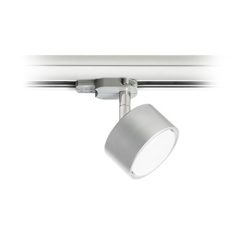 RENDL Track lights, LED strips and system lighting PIXIE for 3-circuit tracks silver grey chrome 230V LED GX53 7W R10640 3