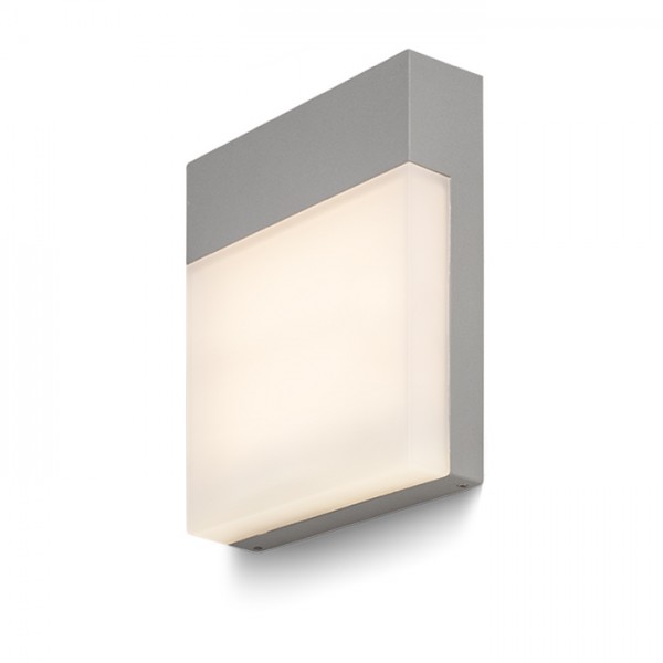 RENDL outdoor lamp VERIA wall silver grey 230V LED 6W 116° IP54 3000K R11169 1
