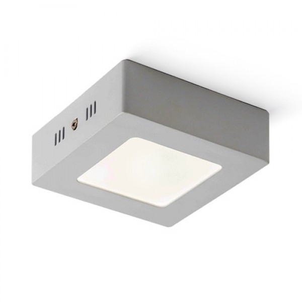 SLENDER SQ 12 prisadená  matný nikel 230V LED 6W  3000K