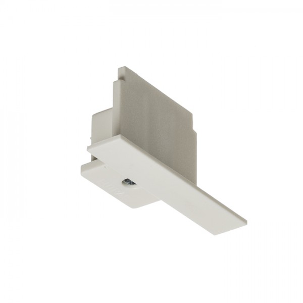 RENDL 3-circuit track system EUTRAC end cap for recessed 3-circuit track white R11310 1