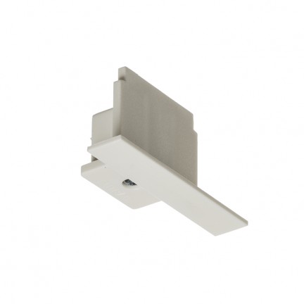 RENDL 3-circuit track system EUTRAC end cap for recessed 3-circuit track white R11310 1