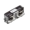 RENDL 3F sistemi EUTRAC uzdužni električni konektor srebrno siva 230V R11319 3