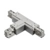 RENDL 3-circuit track system EUTRAC T connector, polarity right silver grey 230V R11334 3