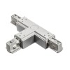 RENDL 3-circuit track system EUTRAC T connector, polarity left silver grey 230V R11337 3