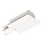 RENDL 3-circuit track system EUTRAC feed-in for recessed 3-circuit tracks, polarity left white 230V R11342 4