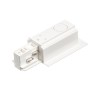 RENDL 3-circuit track system EUTRAC feed-in for recessed 3-circuit tracks, polarity left white 230V R11342 3