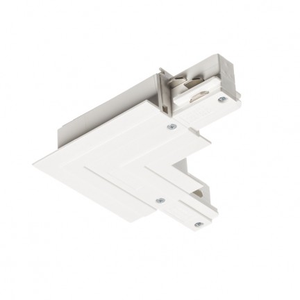 RENDL 3-circuit track system EUTRAC L connector for recessed 3-circuit tracks (inner polarity white 230V R11345 1