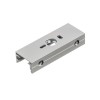 RENDL 3-circuit track system EUTRAC joint connector for 3-circuit tracks silver grey R11356 5