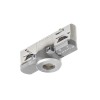 RENDL 3-circuit track system EUTRAC pendant adapter for 3-circuit tracks silver grey 230V R11362 3