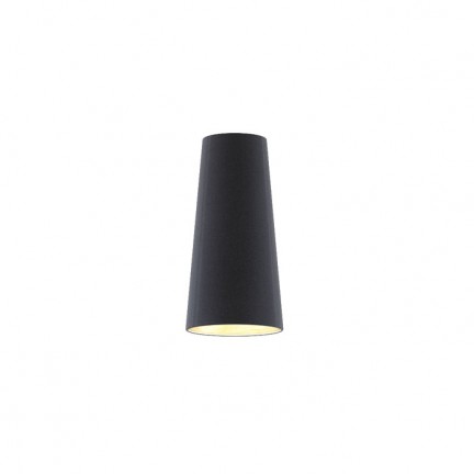 RENDL lampenkappen CONNY 15/30 lampenkap voor tafellamp Polykatoen zwart/Koperfolie max. 23W R11370 1