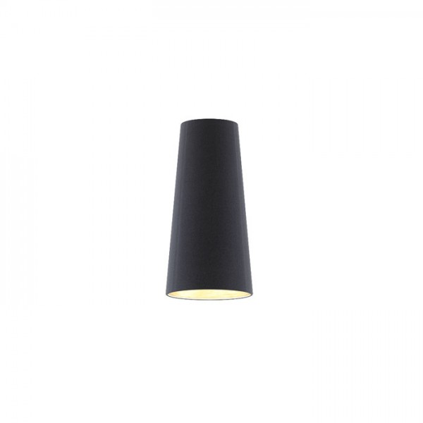 RENDL Абажури и аксесоари CONNY 15/30 stolní stínidlo Polycotton černá/měděná fólie max. 23W R11370 1