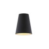 RENDL shades, shade bases, pendent sets CONNY 25/30 table shade Polycotton black/copper foil max. 23W R11371 1
