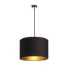 RENDL shades, shade bases, pendent sets RON 40/25 shade Polycotton black/golden foil max. 23W R11465 2