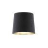 RENDL Abat-jour et accessoires pour lampes CONNY 35/30 abat-jour pour lampadaire Polycoton noir/feuille dorée max. 23W R11469 1