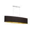 RENDL shades, shade bases, pendent sets CASUAL 120/25 shade Polycotton black/golden foil max. 23W R11471 6