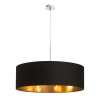 RENDL shades, shade bases, pendent sets RON 60/19 shade Polycotton black/copper foil max. 23W R11479 2